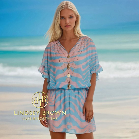 short beach dresses and holiday dresses by lindsey brown luxury resort wear 