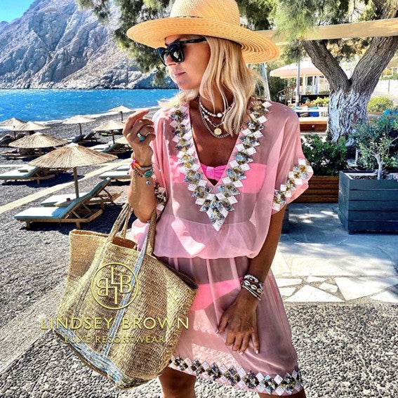 sale designer beach cover ups  and sale designer resort wear by Lindsey Brown